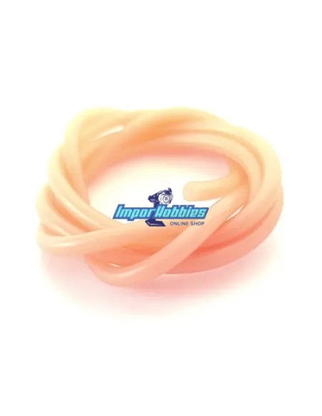 Durite à essence 2.5x5mm rouge translucide 100cm Fussion FS-EX024 - Durite
