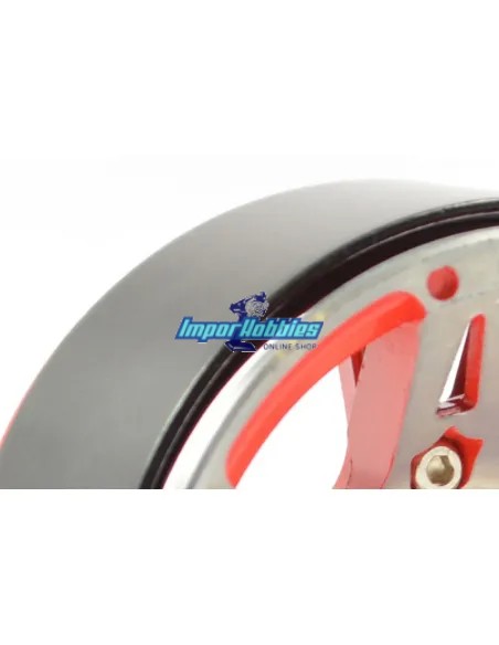 Llantas de aluminio Split 6 radios Beadlock 1.9 Crawler Hex. 12mm (4 Uds.) Fastrax FAST0146R - Ruedas Crawler 1.9 & 2.2