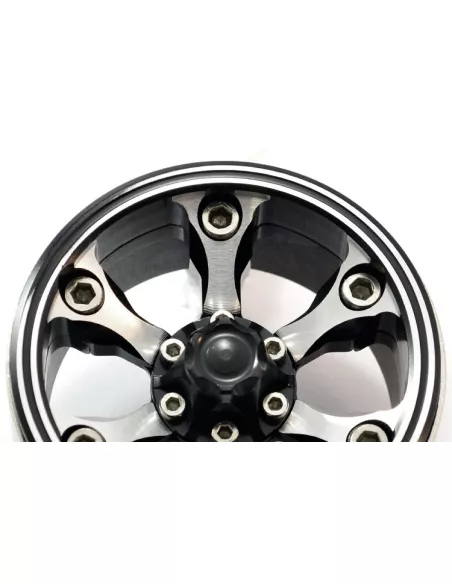 Split 6-Spoke Beadlock Wheels - Heavy Duty 1.9 Crawler Hex. 12mm (4 U.) Fastrax FAST0144 - Crawler Tires - 1.9  & 2.2