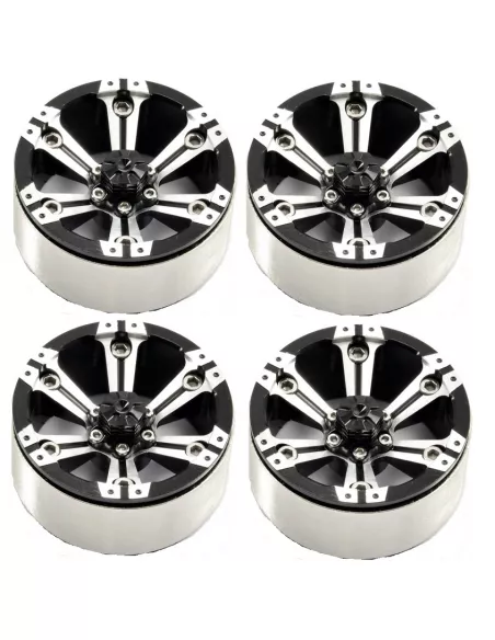 Split 6-Spoke Beadlock Wheels - Heavy Duty 1.9 Crawler Hex. 12mm (4 U.) Fastrax FAST0145 - Crawler Tires - 1.9  & 2.2