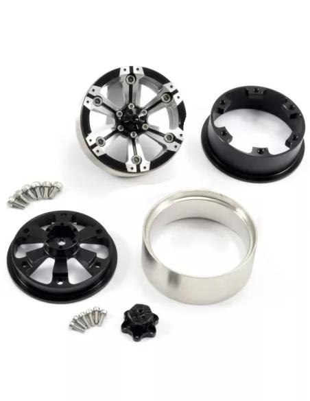 Split 6-Spoke Beadlock Wheels - Heavy Duty 1.9 Crawler Hex. 12mm (4 U.) Fastrax FAST0145 - Crawler Tires - 1.9  & 2.2