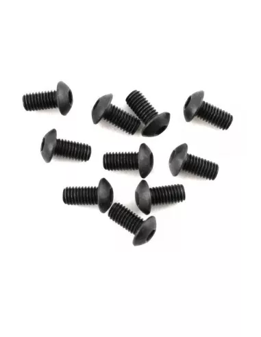 Button Head Hex Screws M3X6mm (10 U.) Fussion FS-TB3006 - Steel Screws - M3