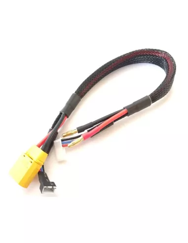 Balance Charge Lead 14AWG Lipo 2S Banana Connector 4mm & XT90 - 30cm Fussion FS-00132 - Charging Cable - Pro AMP & Standard