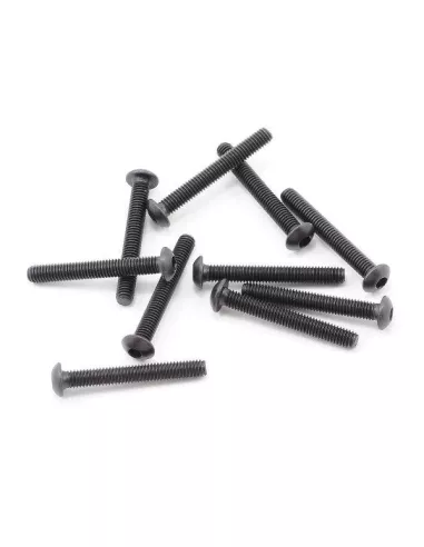 Button Head Hex Screws M3X22mm (10 U.) Fussion FS-TB3022 - Steel Screws - M3