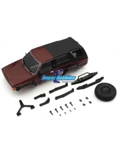 Carrocería pintada Metalic Red Kyosho Mini-Z 4x4 Crawler Toyota 4Runner - Hilux Surf MXB02MR - Kyosho Mini-Z 4x4 Crawler Series 