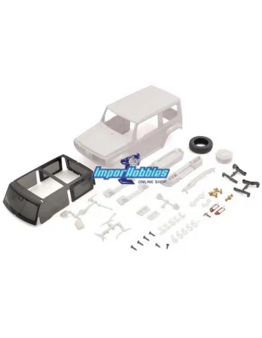 Carrocería blanca para pintar Kyosho Mini-Z 4x4 Crawler Suzuki Jimny Sierra Surf MXN03 - Kyosho Mini-Z 4x4 Crawler Series - Repu