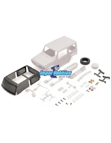 Carrocería blanca para pintar Kyosho Mini-Z 4x4 Crawler Suzuki Jimny Sierra Surf MXN03 - Kyosho Mini-Z 4x4 Crawler Series - Repu