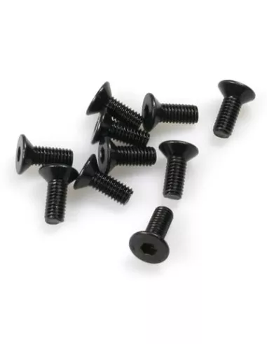 Flat Head Screws M3X8mm (10 U.) Fussion FS-TF3008 - Steel Screws - M3