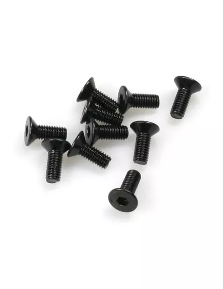 Flat Head Screws M3X8mm (10 U.) Fussion FS-TF3008 - Steel Screws - M3