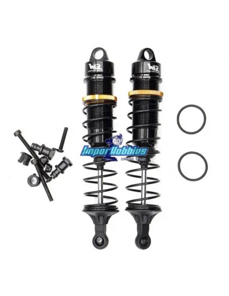 Amortisseurs Big-Bore Arrières V2 Spec (2 U.) Hobbytech STR8 / EP X2 / Spirit / NXT HTR-598302 - Hobbytech STR8 DeLuxe & STR8 EV
