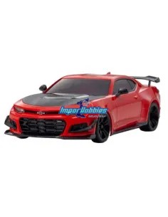 Painted Body 98mm Kyosho Mini-Z Chevrolet® Camaro® ZL1™ 1LE Red Hot MZP242R - Painted and decorated 98mm - Auto Scale Collection