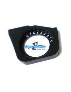 Soporte aluminio rodamiento delantero izquierdo ajustable KM Racing HK-1 HK101L-A - KM H-K1 - Ultimas Unidades - En Liquidación