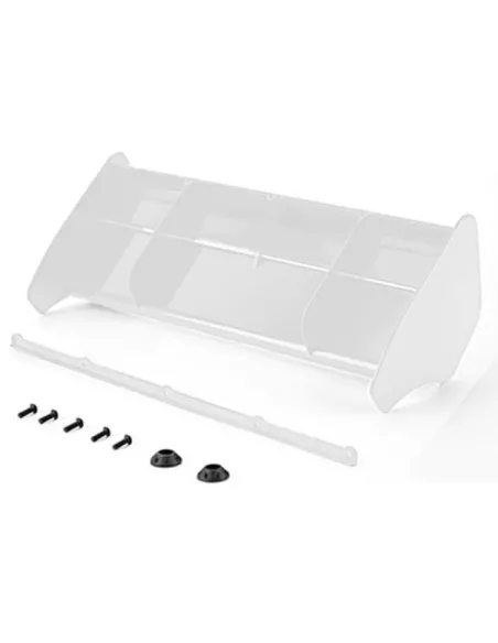 Universal White Rear Wing V2 - Pre-Marked With Wickerbill 1/8 Buggy VP-Pro WN-009W - Nylon Wings & Washer Wing 1/8 Scale