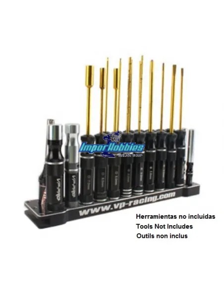 Base organizadora herramienta V2 aluminio 25 utiles VP-Pro RS-609-N - Herramientas VP-Pro Racing