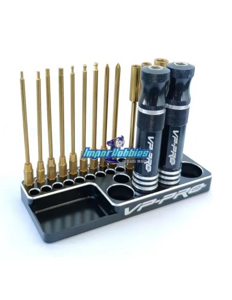 Base organizadora herramientas aluminio - RS-612E / RS-617E (Sin Herramientas) VP-Pro RS-609-E - Herramientas VP-Pro Racing