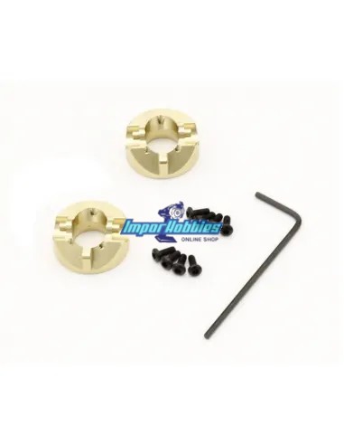 Entretoises de porte-fusees avant laiton Kyosho Mini-Z 4x4 Crawler MXW005 - Kyosho Mini-Z 4x4 Crawler Series - Pièces detachées 