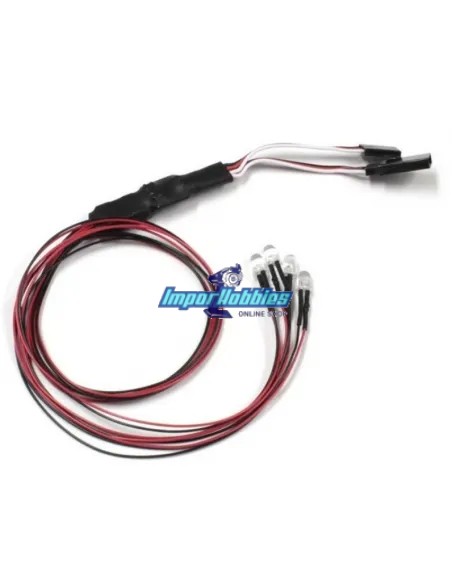Eclairage LED Light Unit - 4 ampoules claires Kyosho 97054-4B - Kyosho Mad Crusher GP & EP - Pièces detachées et options