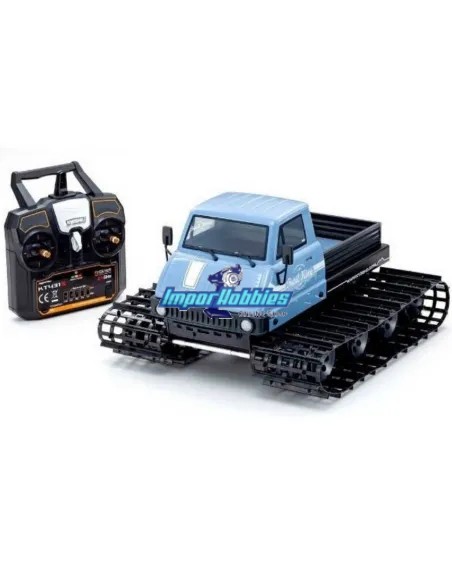 Kyosho Trail King Bleu EP Belt ReadySet RTR Echelle 1/12 34903T2 - Machines à chaînes en caoutchouc ou en métal RC