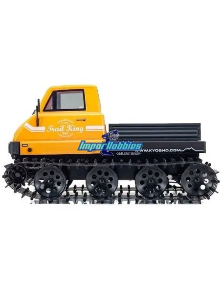 Kyosho Trail King Jaune EP Belt ReadySet RTR Echelle 1/12 34903T1 - Machines à chaînes en caoutchouc ou en métal RC