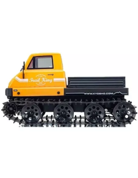 Kyosho Trail King Yellow EP Belt ReadySet RTR 1/12 Scale 34903T1 - R/C Rubber or Metal Tracks Machinery