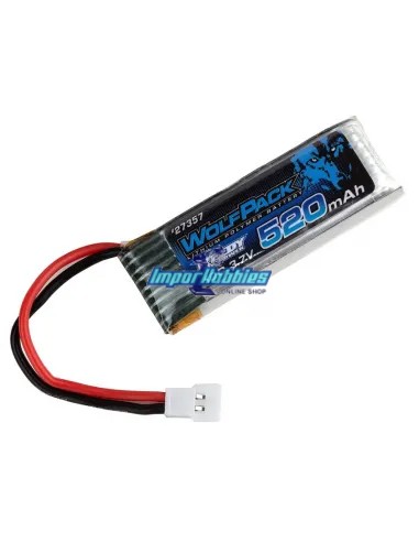 Batterie lipo plate - 1S 3.7V 520Mah 10C - Element Enduro24 AS27357 - Accu Lipo 1S - 3.7V & 3.8V HV