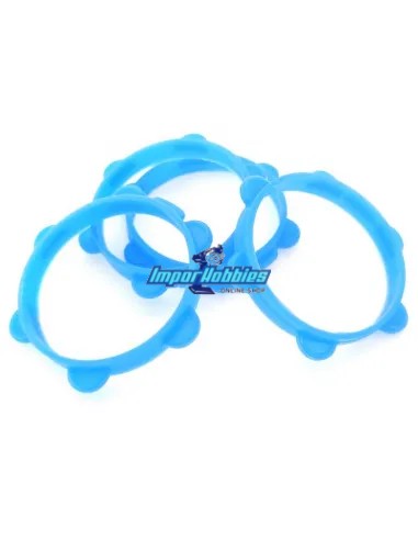 Bandes elastiques de montage de pneus 1/10Th (4 U.) Fussion FS-AT001 - Colle cyano & Bandes de montage pour pneus