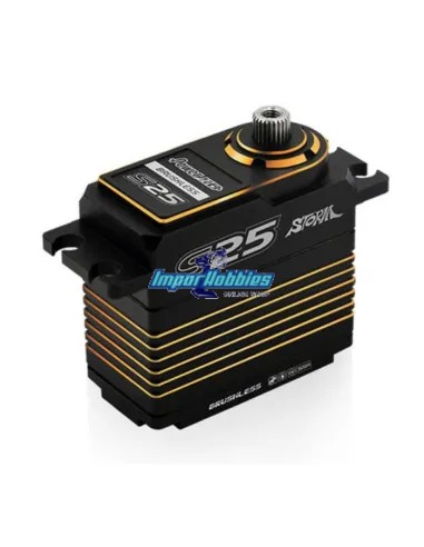 Servo Brushless Standard HV Power HD Storm S25 Gold 30.0Kg 0.055S. SSR Mode 1/10 & 1/8 HD-S25G - Servos R/C