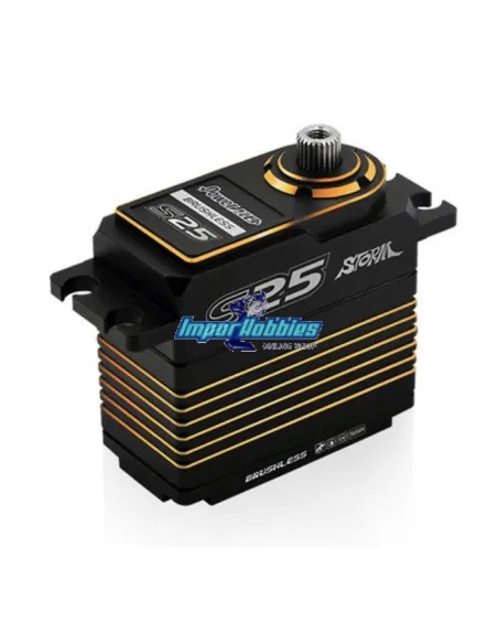 Servo Brushless Standard HV Power HD Storm S25 Gold 30.0Kg 0.055S. SSR Mode 1/10 & 1/8 HD-S25G - Servos R/C
