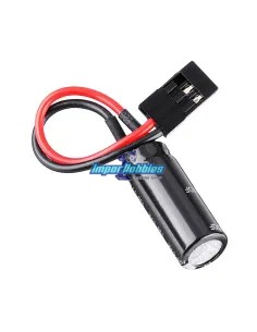 Condensador para servo 10V 2200uf Power HD RX30 - Servos de radiocontrol