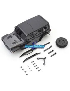 Carrocería pintada Granite Crystal Metallic Kyosho Mini-Z 4x4 Crawler Jeep®︎ Wrangler Unlimited Rubicon MXB01GM - Kyosho Mini-Z 