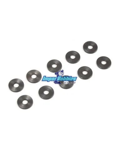 Rondelles M3x9x1mm (10 U.) Kyosho Inferno MP9 / MP10 / GT3 1-W300910 - Kyosho Inferno MP9e EP Kit - Pièces detachées et options