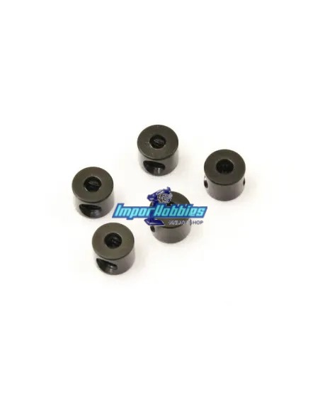 Prisionero varillaje gas-freno 2mm Gun Metal (5 Uds.) Kyosho 97049GM - Kyosho Inferno 7.5 / Neo / Neo Race Spec - Repuesto y opc