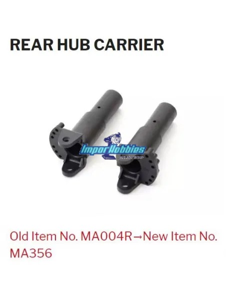 Cubos de rueda traseros V2 - MA004R Kyosho Mad Force / FO-XX / Mad Crusher MA356 - Kyosho Mad Force Nitro & Eléctrico - Repuesto