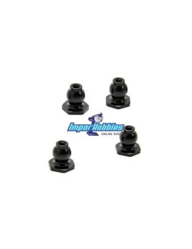 Boules internes de tirants arrières 7.8mm (4 U.) Hobao Hyper 7 30005 - Hobao Hyper 7 TQ & 7.5 Nitro