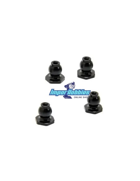 Boules internes de tirants arrières 7.8mm (4 U.) Hobao Hyper 7 30005 - Hobao Hyper 7 TQ & 7.5 Nitro