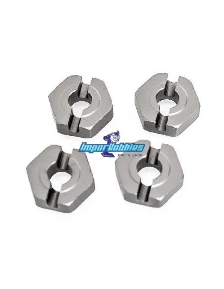 Hexagones de roue Av / Arr (4 U.) Hobbytech DB8SL REV-SL042 - Hobbytech DB8SL Desert Truck - Pièces detachées et options