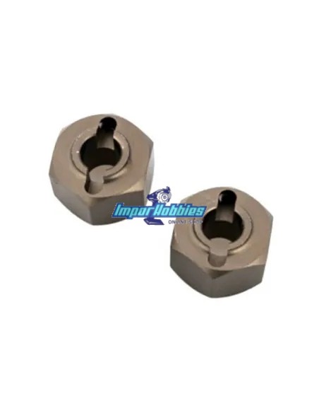 Hexagone de roue arrière (2 U.) Hobbytech BXR MT REV-BX025 - Hobbytech BXR MT RTR - BXR MT 20TH - Pièces detachées et options