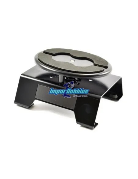 Banco de trabajo giratorio en aluminio negro 1/10 & 1/8 Fastrax FAST407BK - Mesas de trabajo
