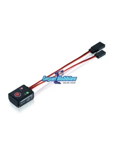 Interrupteur de récepteur électronique Lipo - Life - NiMh  1/10 - 1/8 Hobbywing HW30850000 - Interrupteurs et regulateurs de ten