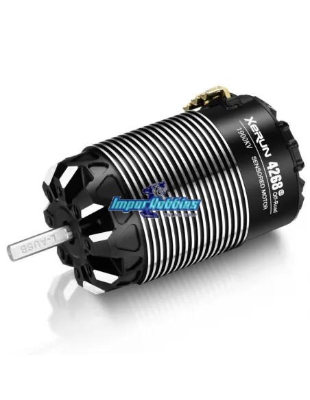 Motor Brushless Hobbywing Xerum 4268 G3 1900KV Sensor IP5X 1/8 Off-Road 30401906 - Motores eléctricos 1/8