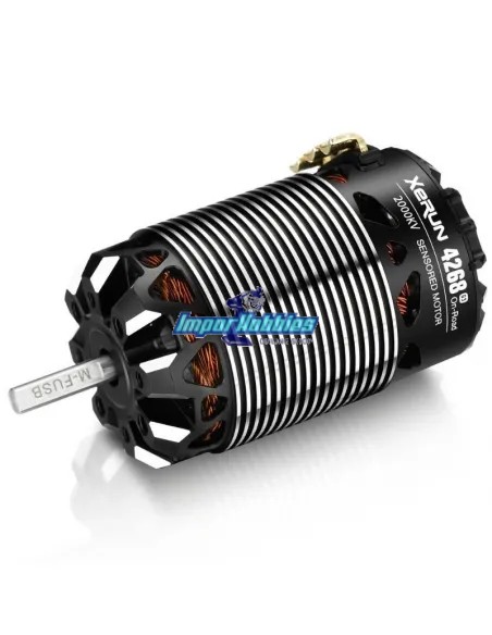 Moteur Brushless Hobbywing Xerum 4268 G3 2000KV Sensor 1/8 On-Road 30401908 - Moteurs EP 1/8