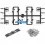 Semelles pour chenilles belt Catappi Kyosho Mini-Z 4x4 Crawler MXW009-1