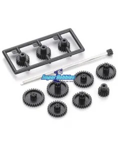 Pinion & Spur Gear Set V2 Kyosho Mini-Z AWD MA-010 / MA-020 / MA-030 MD006B - Kyosho Mini-Z AWD Sports - Spare Parts & Option Pa