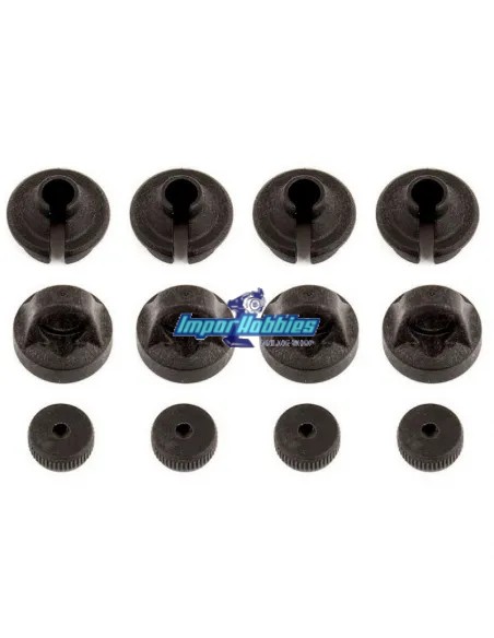 Bouchons d'amortisseurs Team Associated DR10 / ProSC10 / Refelx DB10 AS91454 - Team Associated ProSC10 RTR - Pièces detachées et