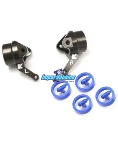 Fusées aluminium CNC avant (2 U.) Kyosho Inferno MP9 TKI4 / MP9e EVO / MP10 / MP10T IF488 - IF631