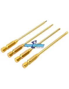 Power Tool Tip Set 1/4 1.5 - 2.0 - 2.5 - 3.0mm VP-Pro RS-612UE - VP-Pro Racing Tools 2