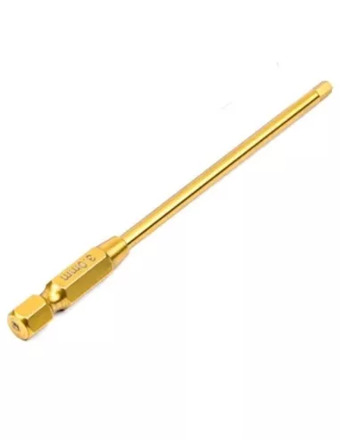 Electric Metric Allen Wrench Tip 3.0mm 1/4 Gold Edition VP-Pro RS-61144E - VP-Pro Racing Tools