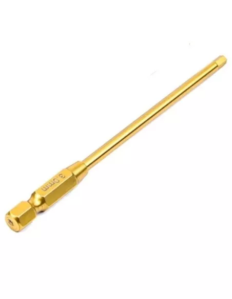 Electric Metric Allen Wrench Tip 3.0mm 1/4 Gold Edition VP-Pro RS-61144E - VP-Pro Racing Tools