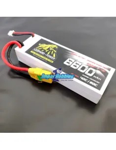 Batería Lipo Stick 2S 7.4V 6600mah 80C Graphene caja dura XT90-S Leopard Power LPG-FS2-6600 - Baterías Lipo 2S - 7.4V & 7.6V HV