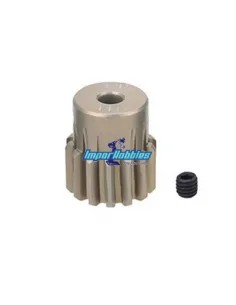 Pinion Gear Aluminium Hard 14T 32DP For Shaft 3.175 (1/8in) 1/10 & 1/8 Scale Fussion FS-PG082-H - Motor Pinions Gears 32P